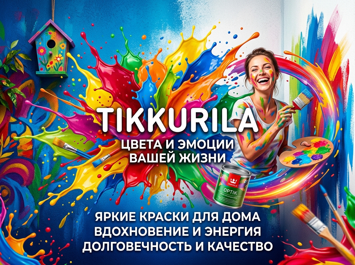 TIKKURILA — скандинавское качество и цвет с 1862 года