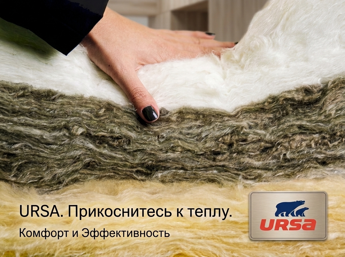 URSA — европейское качество теплоизоляции для профессионального строительства